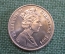 Монета 10 пенсов 2005 года. Ten Pence. Пушка. The Great Siege. Гибралтар, Gibraltar. Елизавета II.