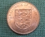 Монета 5 шиллингов 1966 года. Five shillings. 900 лет битве при Гастингсе. Джерси, Jersey.