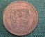 Монета 1/24 шиллинга 1937 года. One twentyfourth. Джерси, States of Jersey. Георг VI.