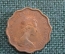 Монета 20 центов 1977 года. Twenty cents. Гонконг, Hong Kong. Елизавета II.