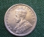 Монета 1/2 рупии 1936 года. Half rupee. Серебро. Британская Индия, India. Георг V.
