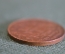 Монета 1/4 анны 1858 года. One quarter anna. Британская Индия, East India Company. 