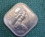 Монета 10 шиллингов 1966 года. Ten shillings. Король Вильям I. Гернси, Guernsey. Елизавета II.