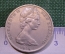 Монета 20 центов 1976 года. Птица Киви. Елизавета II. New Zealand. Новая Зеландия.