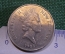 Монета 20 центов 1988 года. Птица Киви. Twenty cents. Елизавета II. New Zealand. Новая Зеландия.