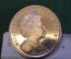 Монета 1 крона 2001 года. One Crown. 75 лет королеве. Елизавета II. Isle of Man. Остров Мэн.