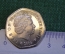 Монета 50 пенсов 2006 года. Milner's Tower. Fifty pence. Елизавета II. Isle of Man. Остров Мэн.