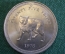 Монета 25 пенсов 1975 года. Twenty Five Pence. Кошка. Елизавета II. Isle of Man. Остров Мэн.