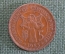 Монета 5 милс 1955 года. Five Mils. Queen Elizabeth the Second. Cyprus. Кипр.