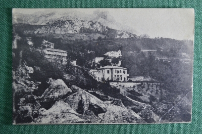 Открытка старинная "Крым. Алупка". Издание Госиздата и Главкурупра. Типо-литография ГОСКИНО. СССР