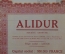 Ценная бумага, Сертификат 1938 года компании "Алидур" (Alidur), Бельгия. Легкие сплавы и алюминий.